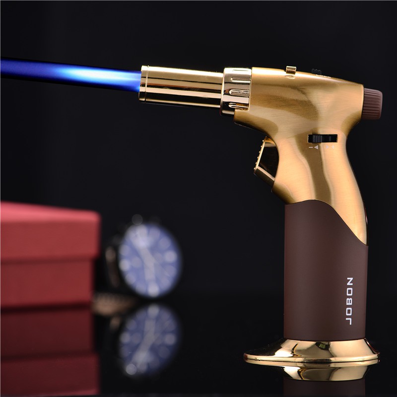 Vỏ Hột Quẹt Bật Lửa Khò Jobon ZB529 Để Bàn Thiết Kế Sang Trọng Hiện Đại Lửa Khò Mạnh Mẽ - Dùng Gas Cao Cấp