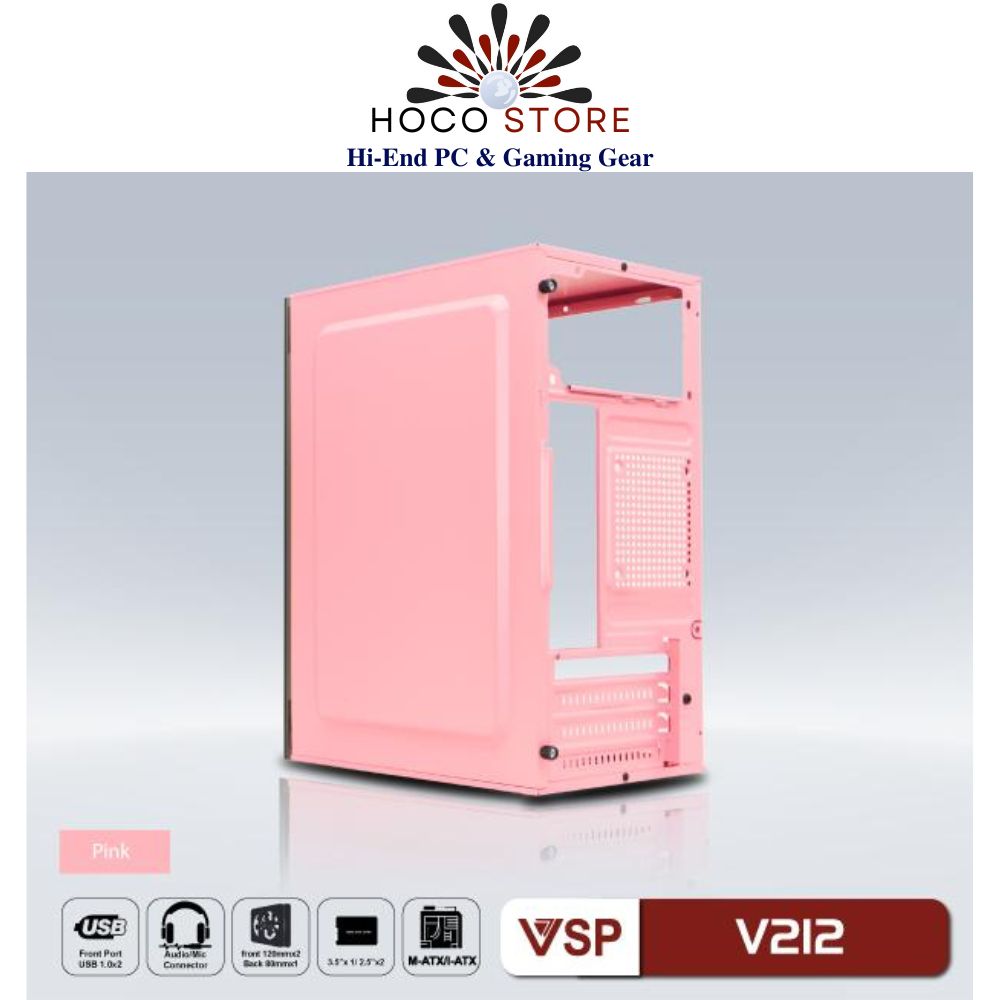 Vỏ Case Máy Tính VSP Home And Gaming V212 - Hàng Chính Hãng