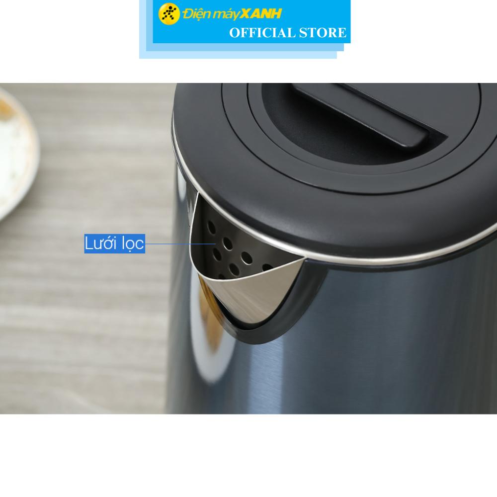 Bình đun siêu tốc Rapido 1.7 lít RK1717 - Hàng Chính Hãng