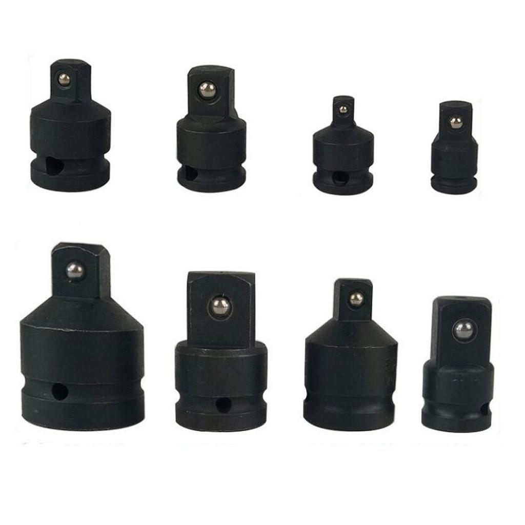 2Pcs 1/2-3/8" Ratchet Socket Adapter Reducer Converter Air Impact Wrench