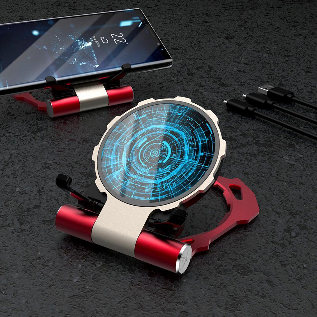 2 Pieces Wireless Charging Stand Pad Qi Universal Charger Dock for
