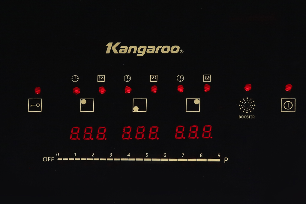 Bếp Từ Hồng Ngoại 3 Vùng Nấu Lắp Âm Kangaroo KG446i - Hàng Chính Hãng