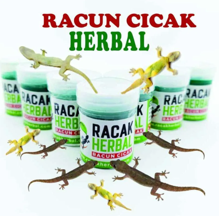 Thuốc Diệt Thằn Lằn - Thạch Sùng - Tắc Kè Racak Herbal Racun Cicak