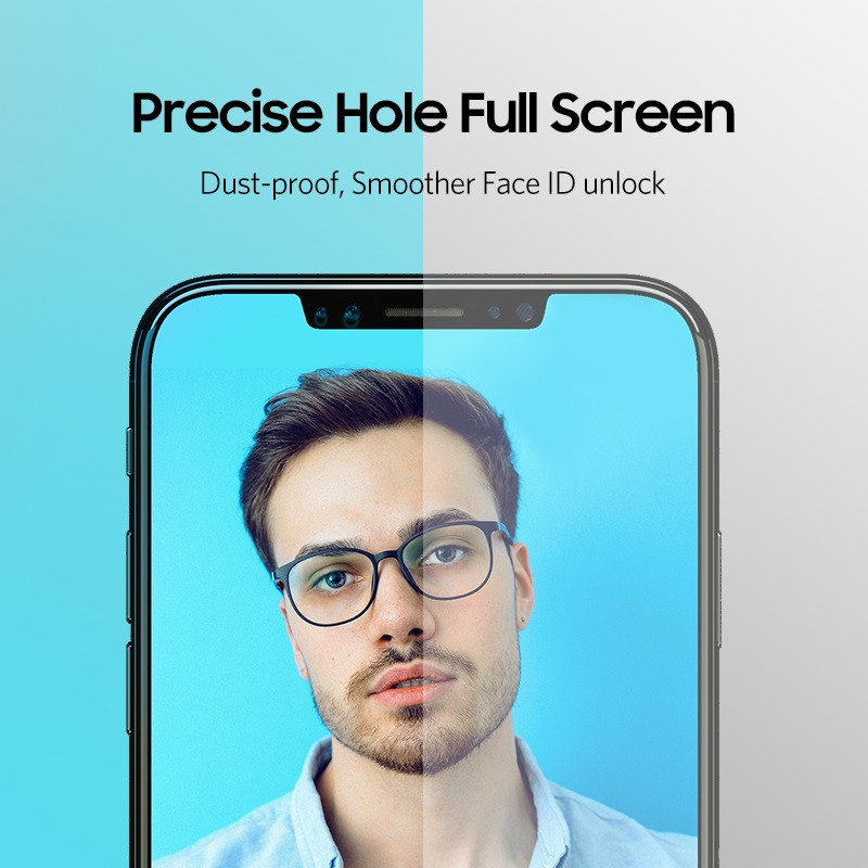 Miếng dán kính cường lực Full 3D Benks cho iPhone XS MAX - Hàng chính hãng