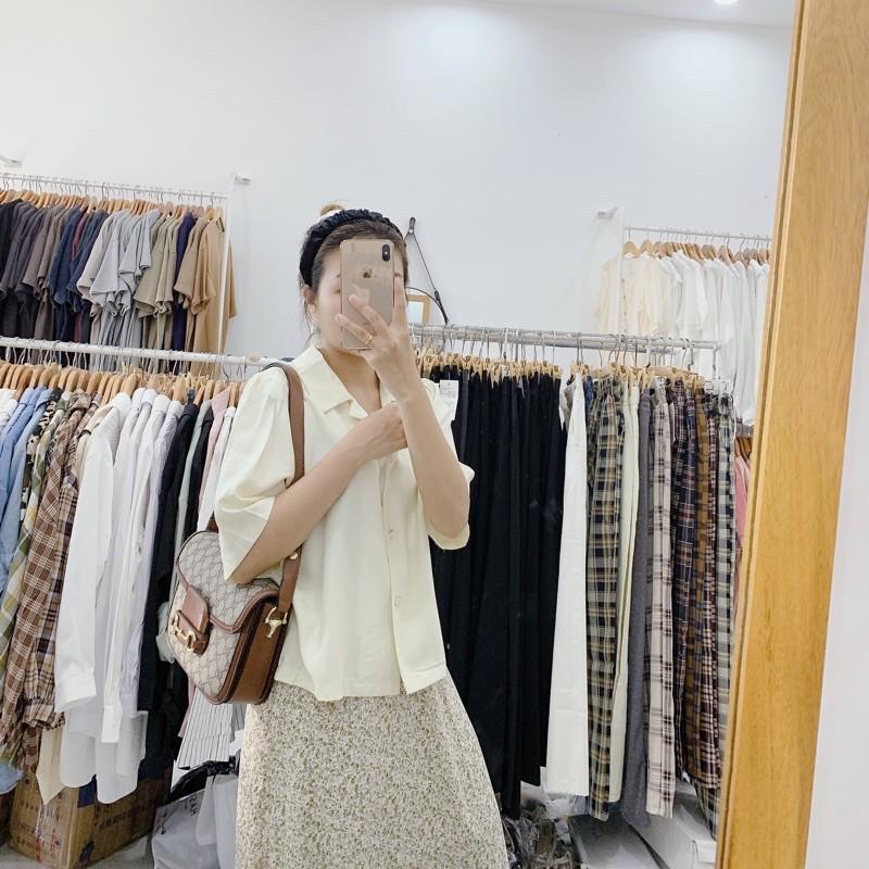 Sơ mi lụa tone pastel