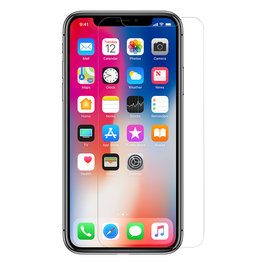 Miếng Dán Cường Lực iPhone X/ Xs Độ Cứng 9H Nillkin - Hàng Chính Hãng