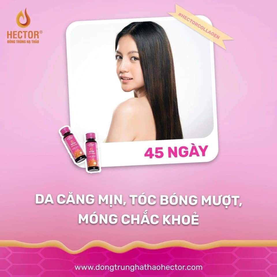 Combo 3 Hộp (30 Chai) Nước Đông Trùng Hạ Thảo Hector Collagen