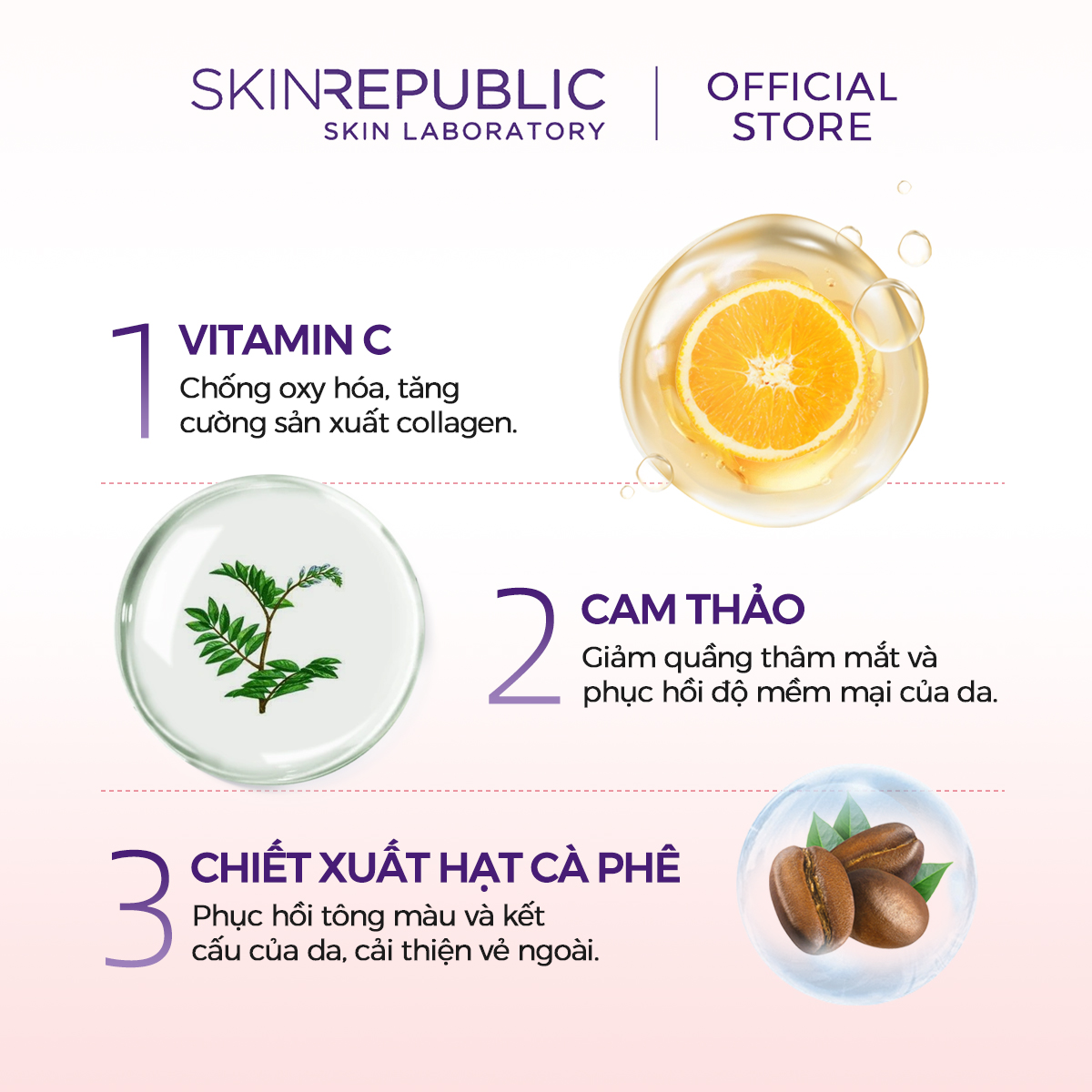 Combo 10 Mặt nạ dưỡng da Skin Republic Vitamin C Brightening Face Mask 25ml