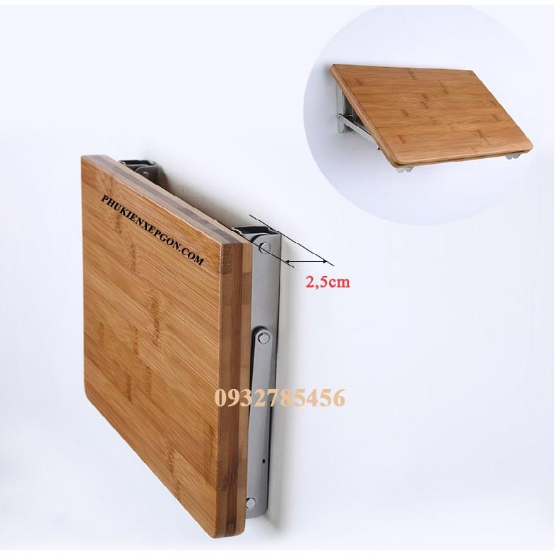 BÀN GẬP THÔNG MINH GỖ CAO SU GHÉP