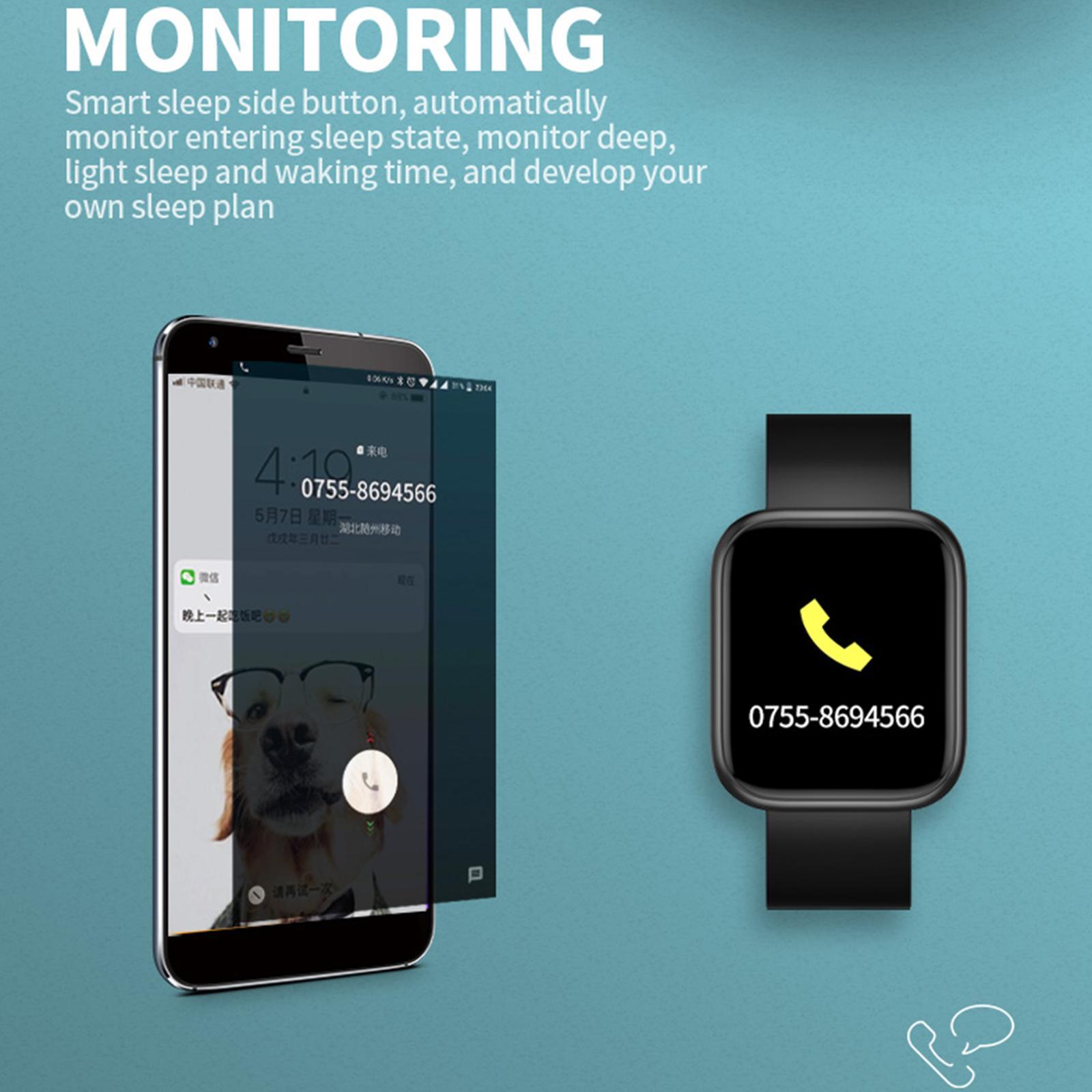 Watch Bluetooth  Monitor for Men Women Fitness