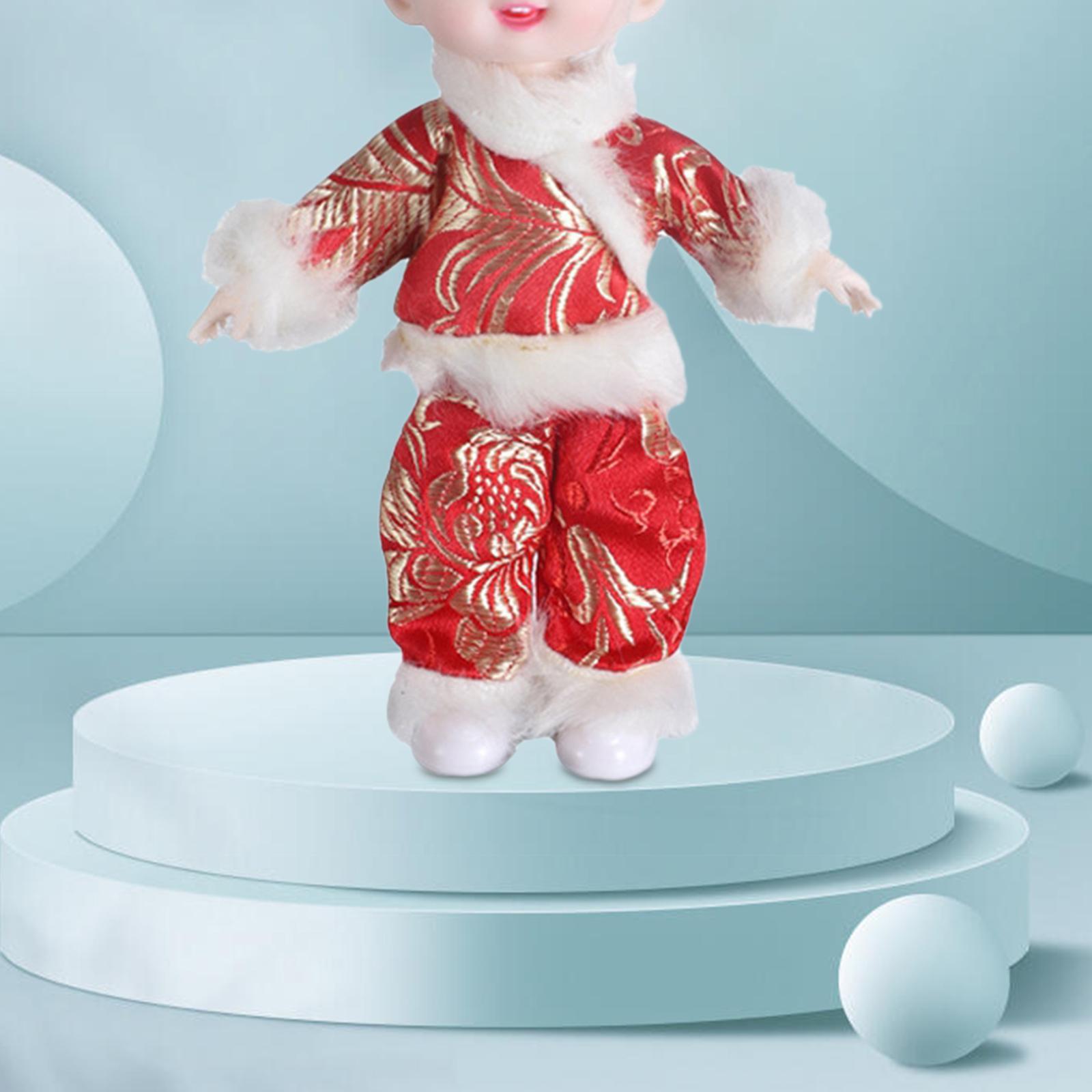 Handmade Doll Clothes Set Doll Dress Daily Wear Clothing for 17cm Doll Ob11 Doll Accessory Costume