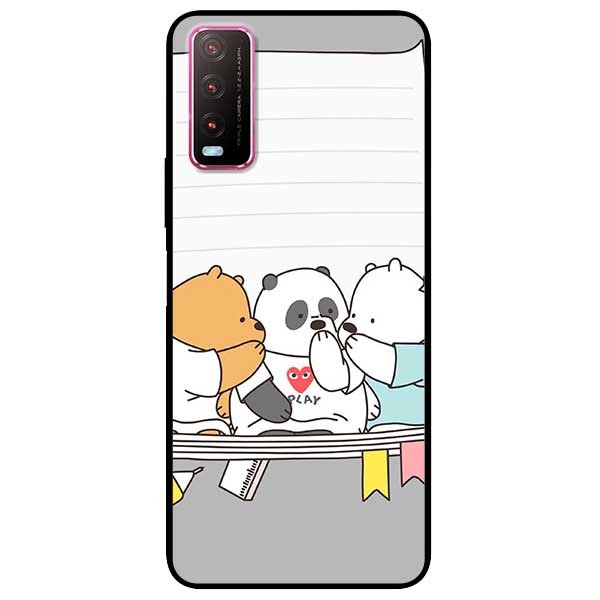 Ốp lưng dành cho Vivo Y20 - Y20s - Y12s mẫu 3 Chú Gấu 3