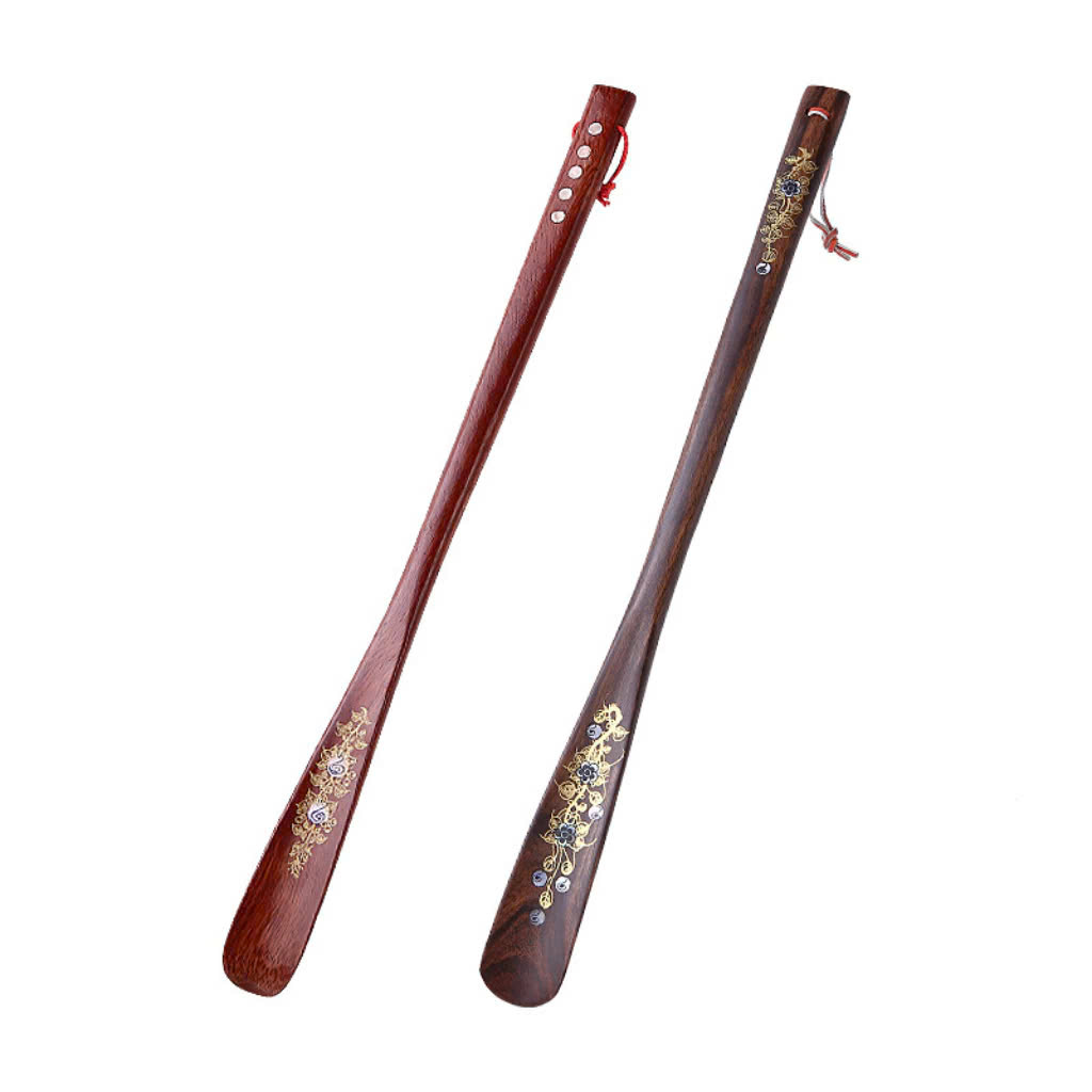 Đón gót giày cho mọi tư thế gỗ tự nhiên nguyên khối - Dài 55cm (DGH907) Cho giày Nam &amp; Nữ