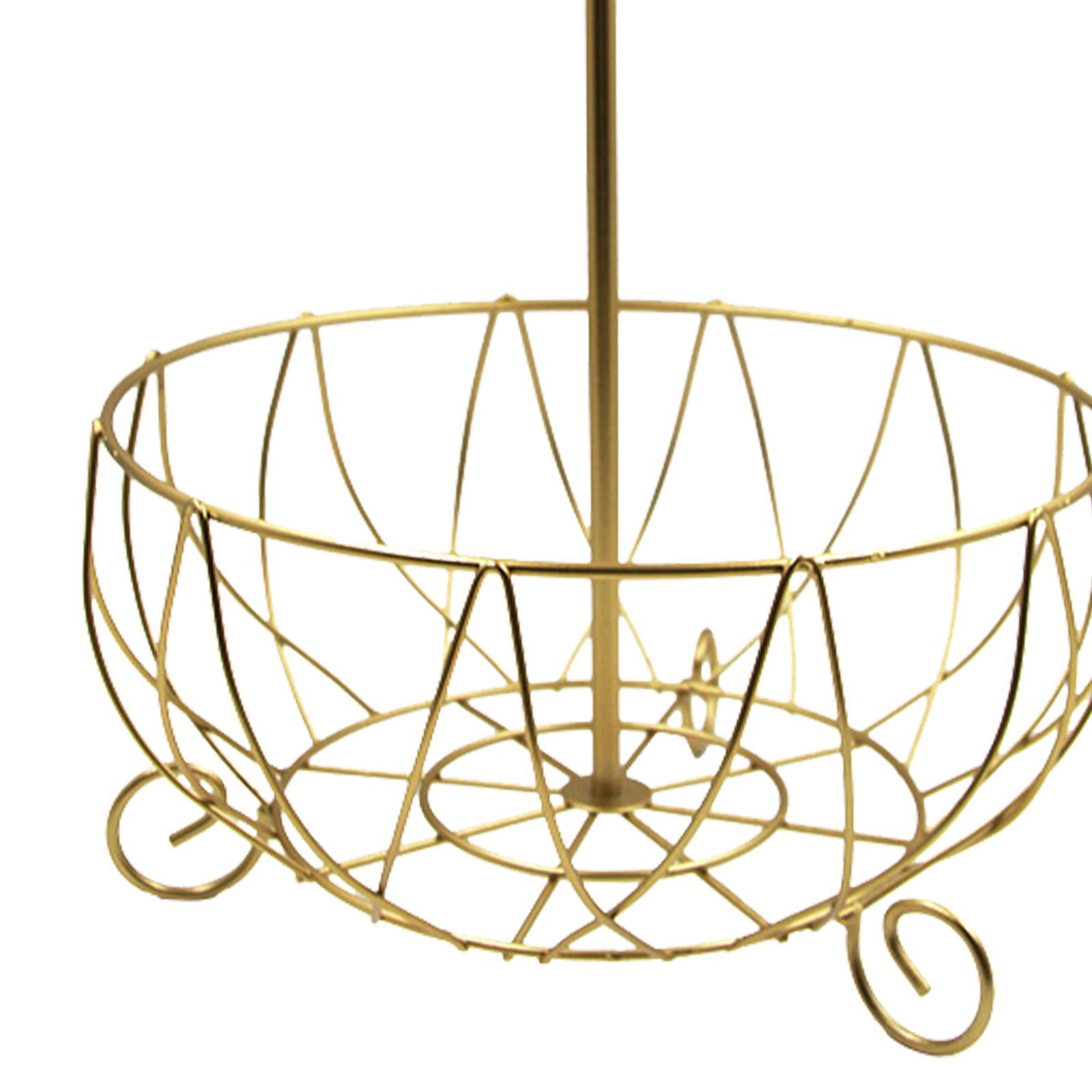 Fruit Bowl Holder with Banana Hanger Tree Kitchen Fruit Basket Stand Large