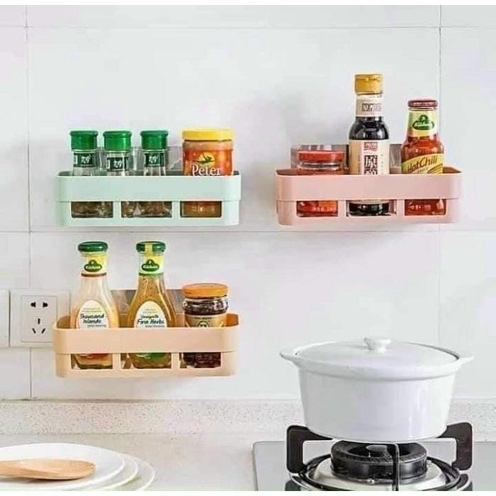 Kệ chữ nhật dính tường nhà tắm, nhà bếp