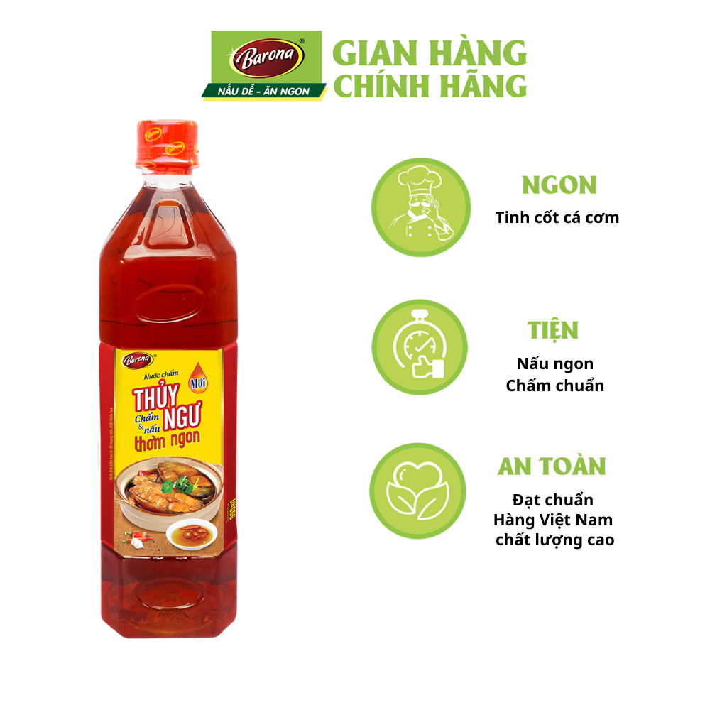 Combo 1 Thùng (15 Chai) Nước Chấm Thủy Ngư BARONA