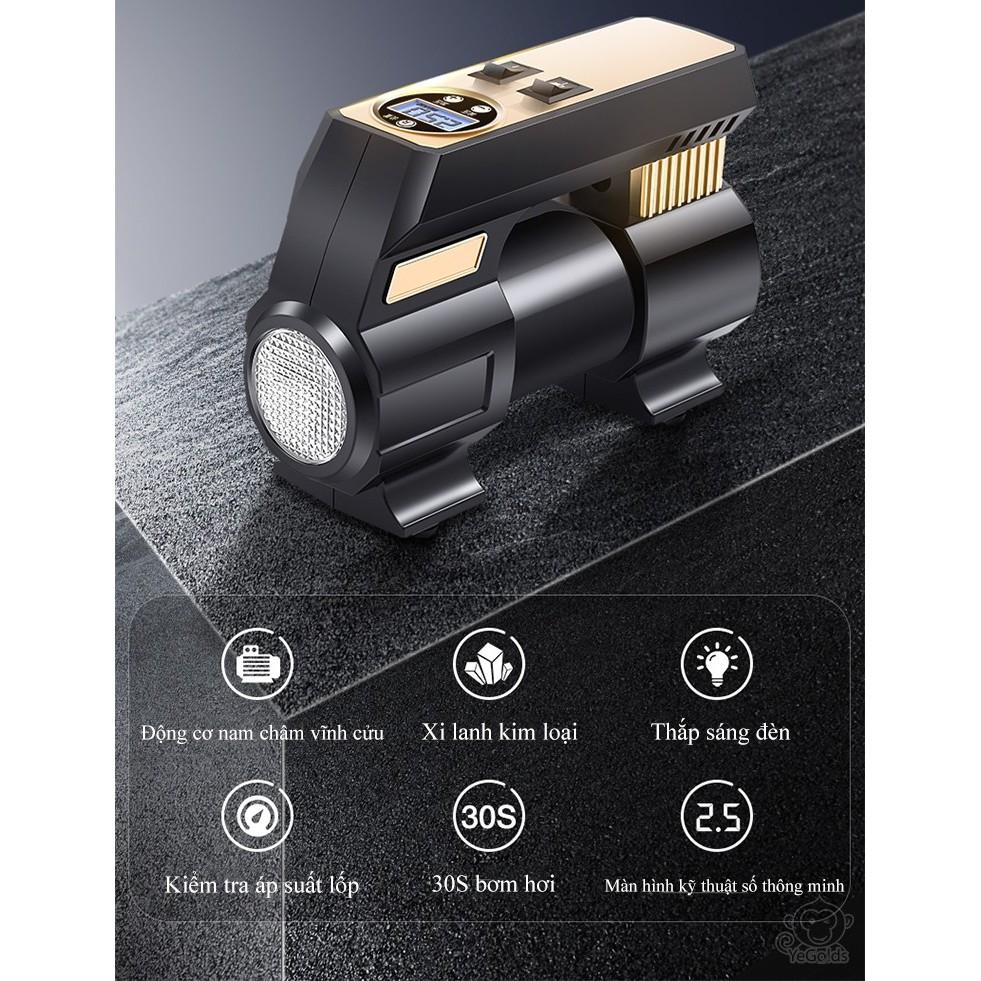 Máy bơm lốp nhanh 30s LCD xilanh kim loại