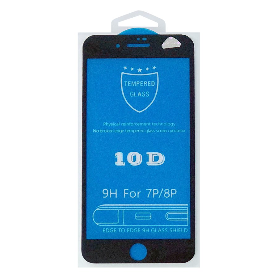 Kính Cường Lực 10D Full Màn Hình Cho iPhone 8 Plus