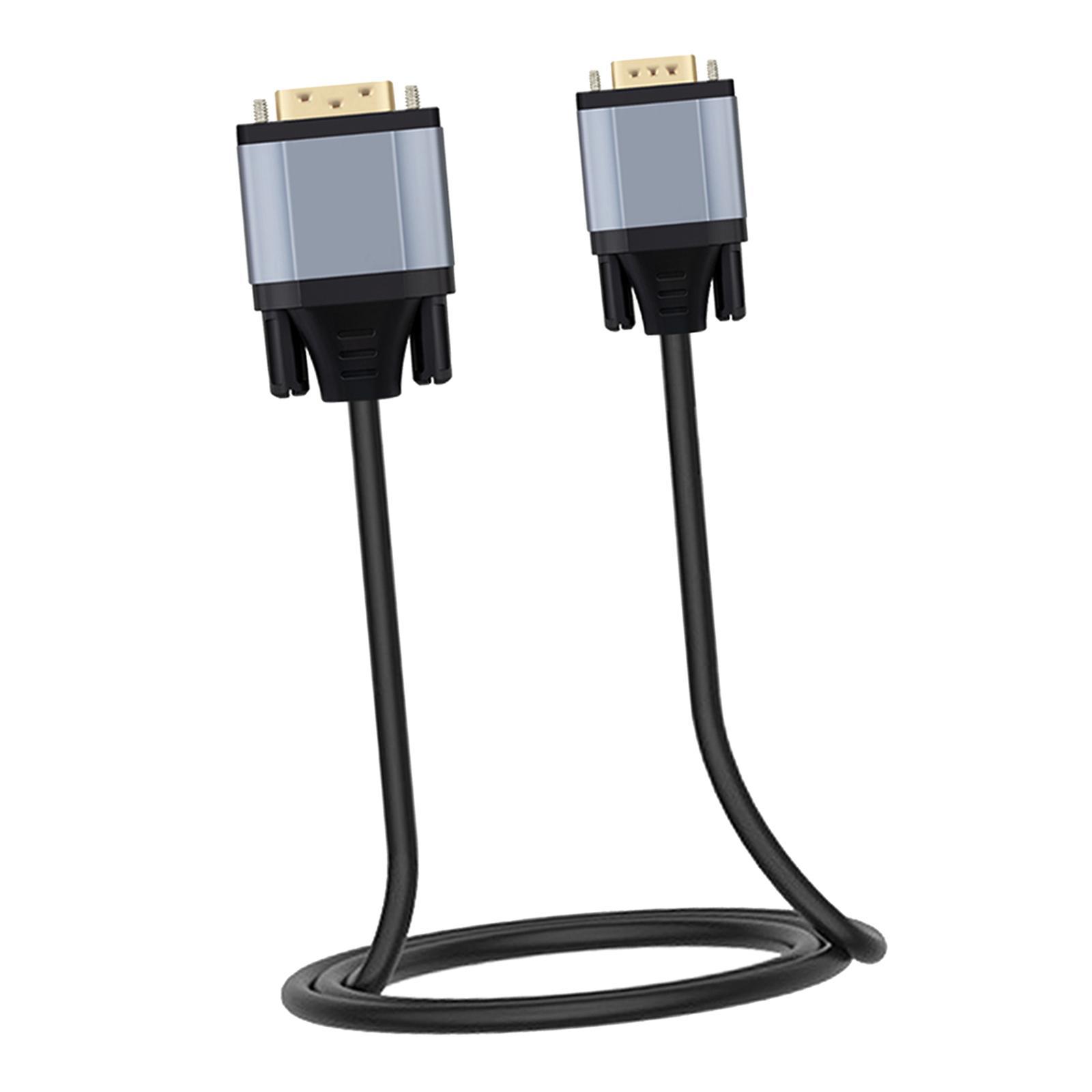 -D to VGA Adapter 1080P @60Hz Video Cable for Computer PC Monitor 1m