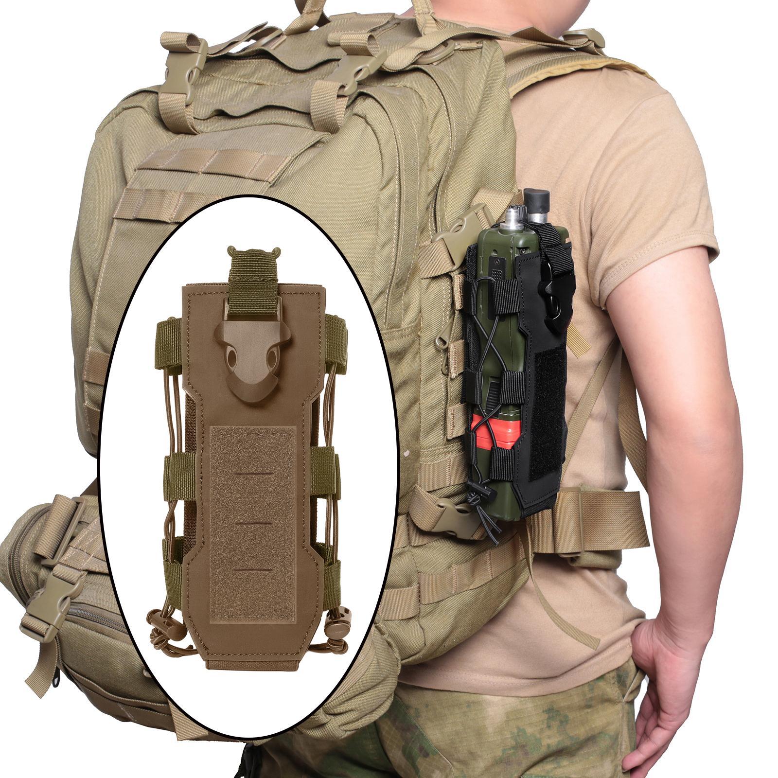 Molle Pouch Hydration Carrier Outdoor Activities Water Bottle Holder
