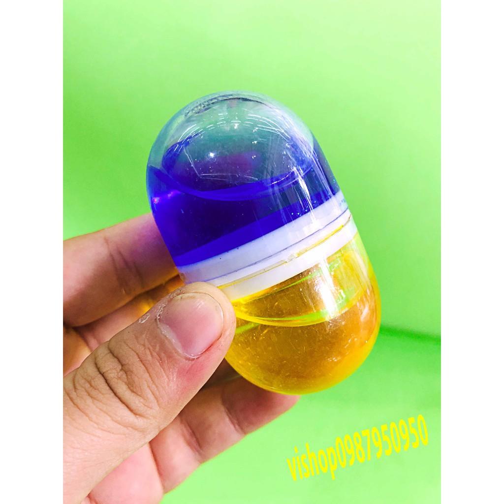 chất nhờn đồ chơi slime  lọ bầu dục  có 2 màu mã YFZ48 Igia ngon