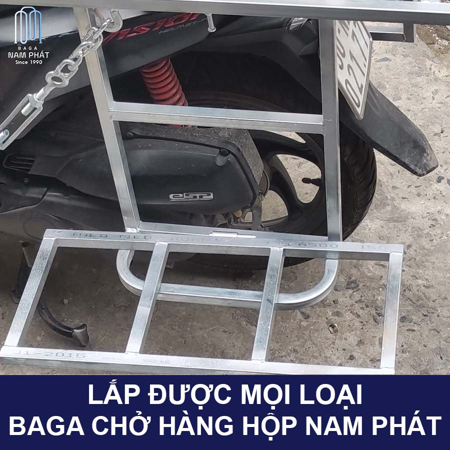 Baga Chở Hàng Cánh Hộp Mở Cốp Xăng Chuẩn Nam Phát