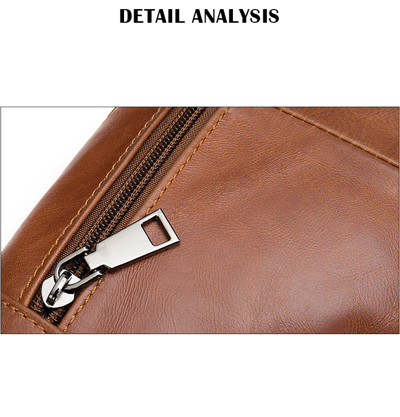 Túi đeo chéo nam DA BÒ THẬT – BEE GEE DCN9336A