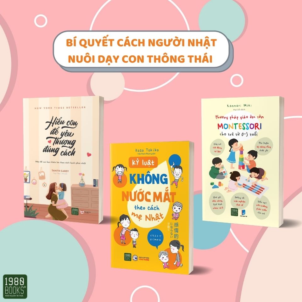 Combo 3 Cuốn Sách Bí Quyết Cách Người Nhật Nuôi Dạy Con Thông Thái