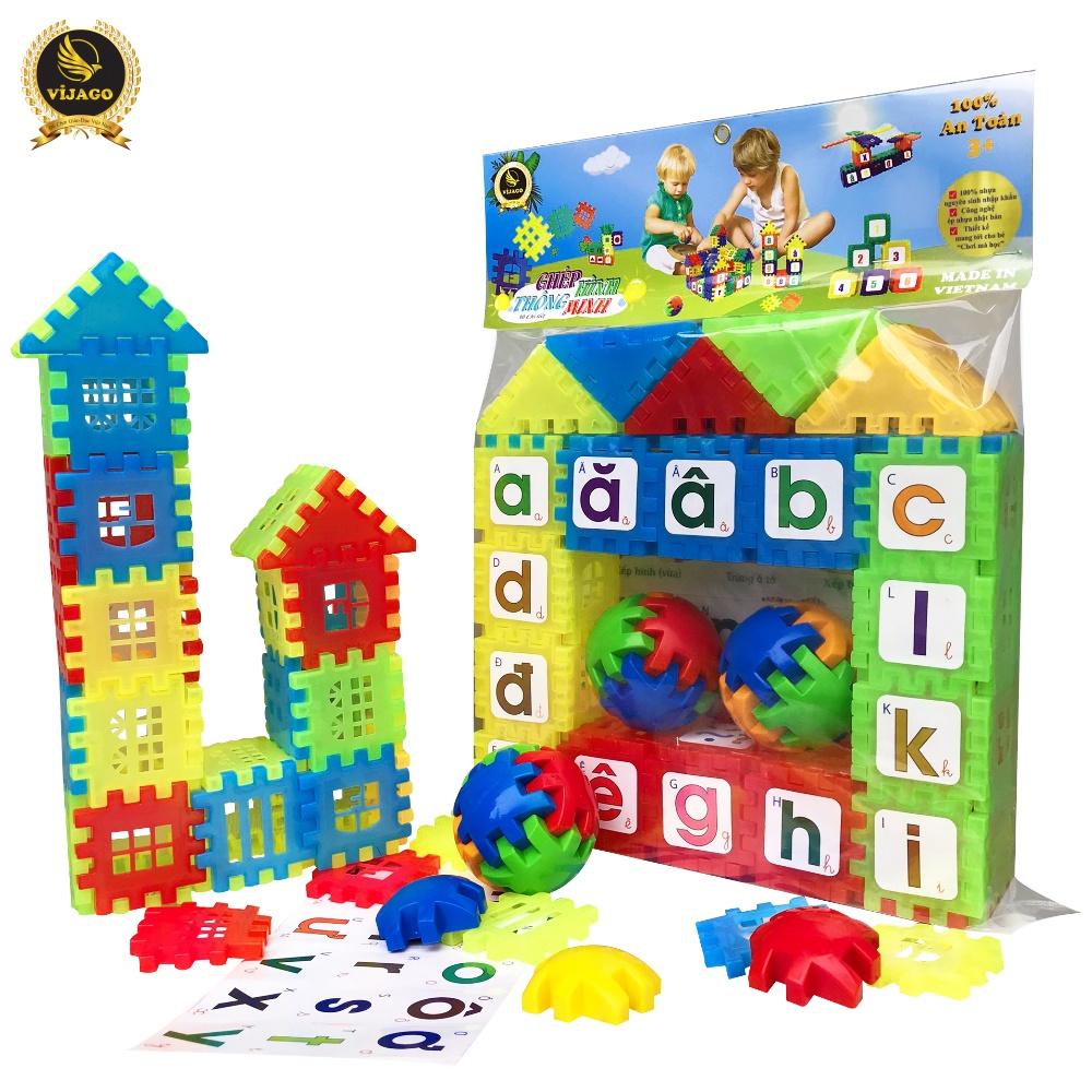 Đồ chơi - Ghép hình thông minh 90 chi tiết - Vijago