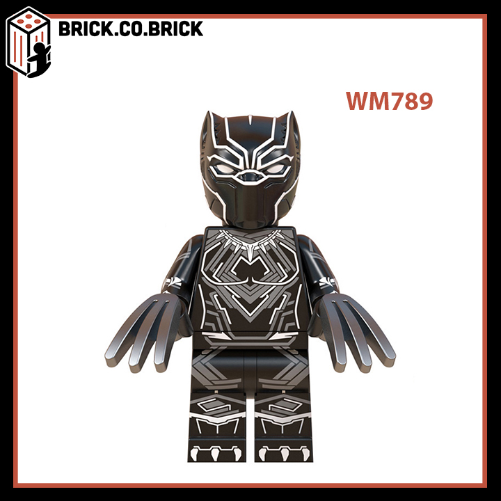 Đồ chơi Lắp ráp Nhân vật Siêu Anh Hùng Thanos Người Sắt Dr Strange Black Panther WM6072