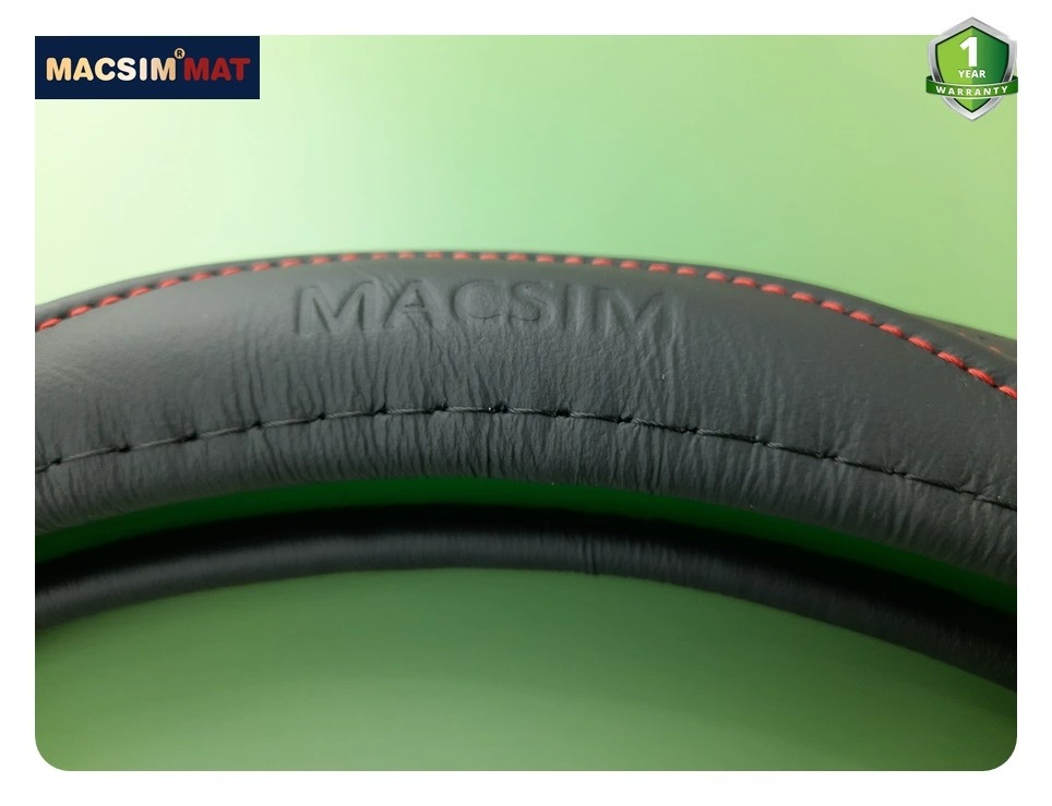 Bọc vô lăng cao cấp Macsim mã L618a mới chất liệu da thật - Khâu tay 100% size M phù hợp các loại xe