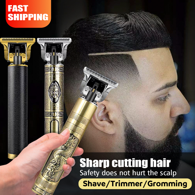 Buddha Barber Trimming Shaving Hair Beard Trimmer Rechargeable Hair Clipper Barbershop Cordless 0mm t-blade Shaver Outliner Men