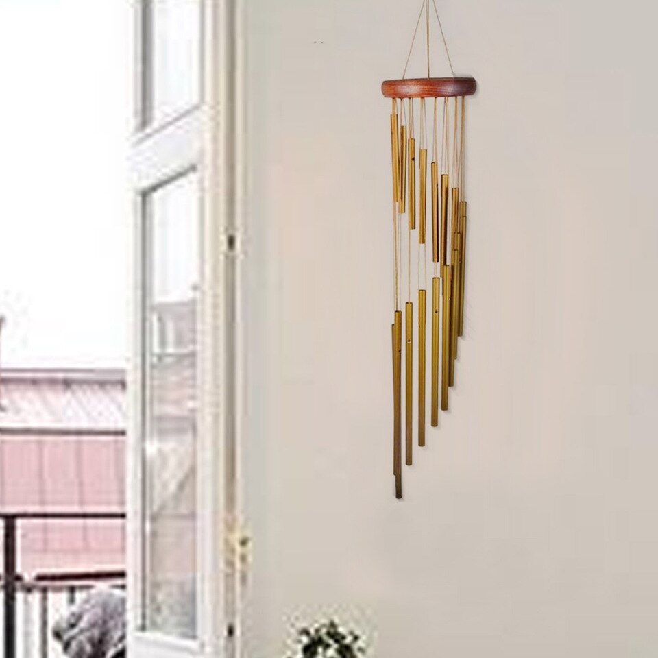 Chuông gió phong thủy 18 thanh xoắn ốc size lớn 90 cm