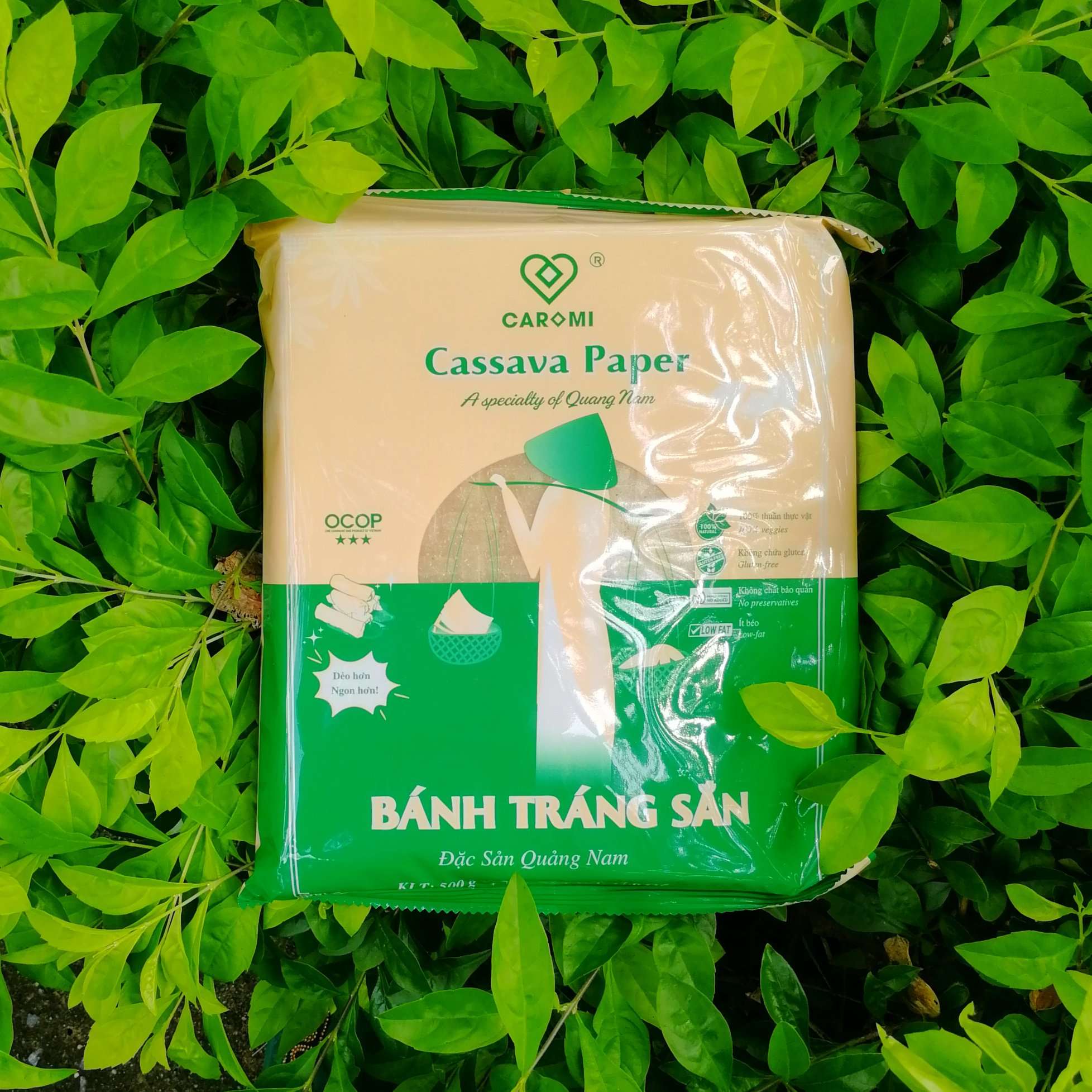 COMBO 2 Bánh tráng sắn 500g - Đặc sản Quảng Nam, thực phẩm sạch, dùng ăn kiêng ăn chay, tiểu đường