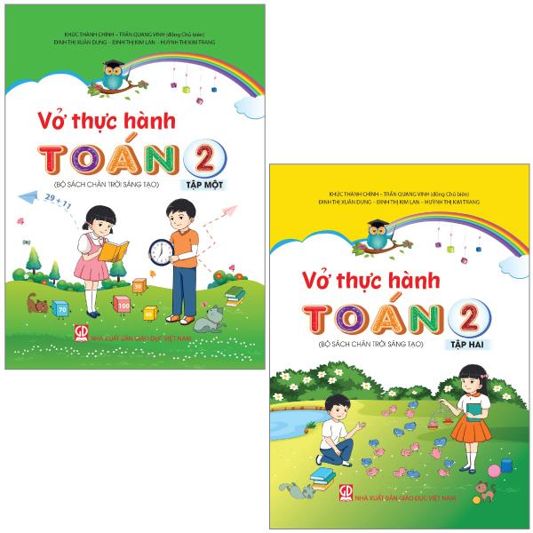 Combo Sách Vở Thực Hành Toán 2 - Tập 1 + 2 (Theo Bộ Sgk Chân Trời Sáng Tạo) (2022) (Bộ 2 Cuốn)