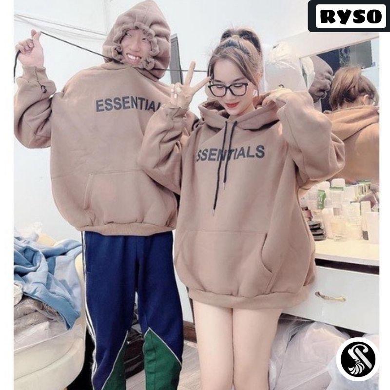 Áo hoodie nỉ bông form rộng Essen áo cặp nam nữ unisex dày dặn cao cấp,form rộng , chất liệu nỉ bông dày , hot trend , kèm hình thật