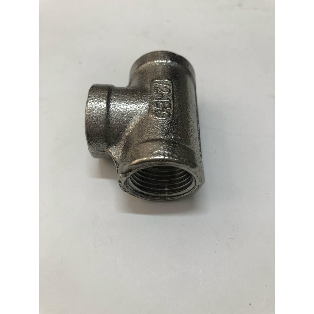 Tê 3 Đầu Ren Trong 21mm Inox 304