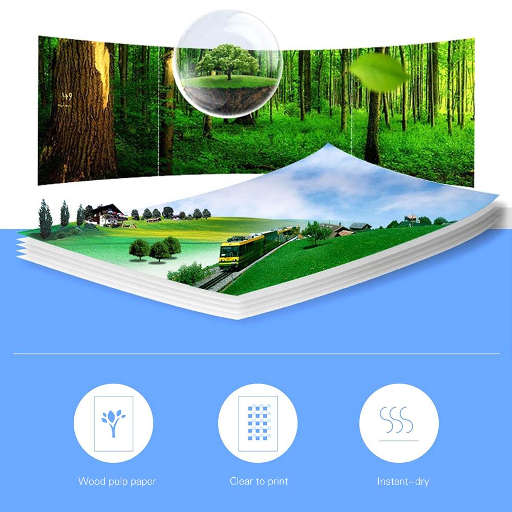 Giấy ảnh bóng 4.0 * 6.0 inch 200gsm Chống thấm nước Bề mặt hoàn thiện bóng cao - 4R 100 tờ