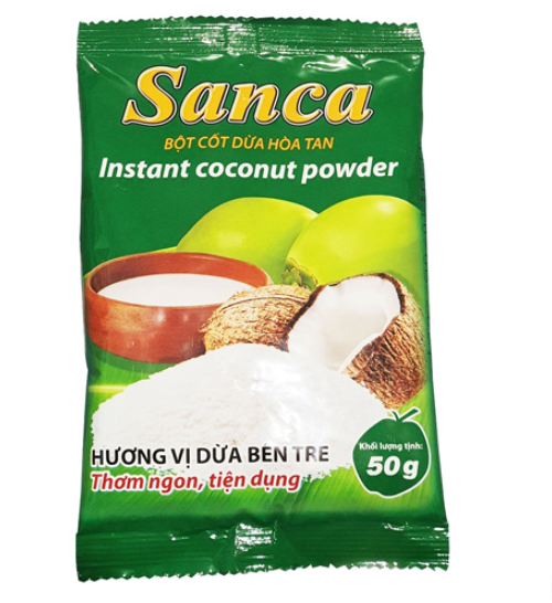 BỘT CỐT DỪA HÒA TAN SANCA 50G