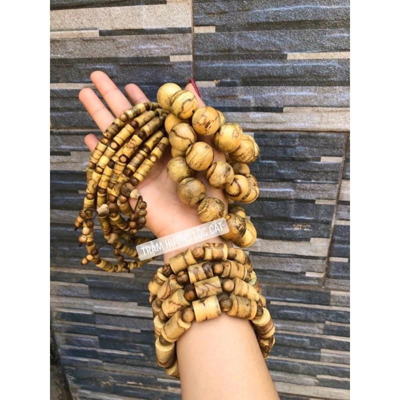 Vòng trầm hương Tốc bông các loại vòng Tròn/Trúc/quẤn tay 12-18li