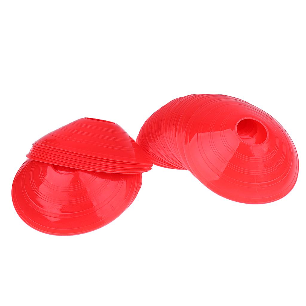 50 Pieces Sport Soccer Mini Disc Cones Football Agility Training Aids