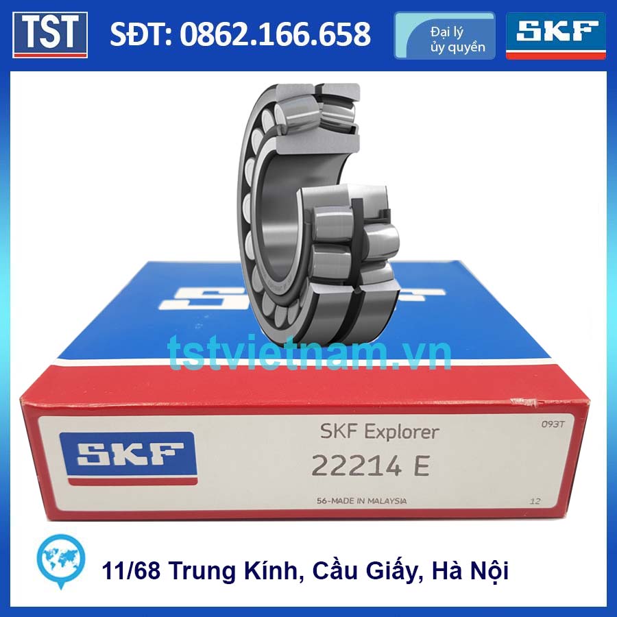 Vòng bi bạc đạn SKF 22214 E