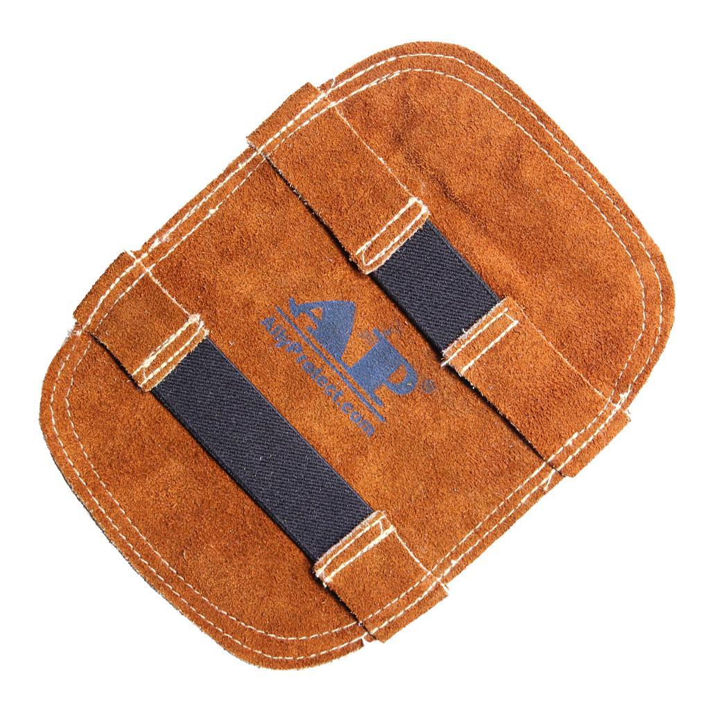 2Pcs Cowhide Leather Welding Gloves Protective Gloves Welder Hands Safety