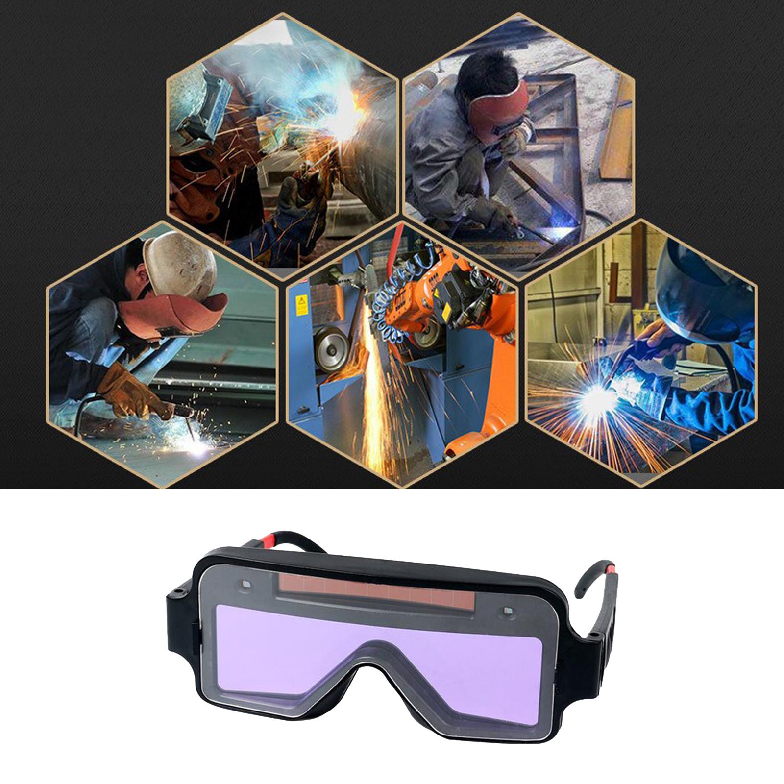 Solar Powered Auto Darkening Welding Mask Helmet Goggles for Welder Glasses