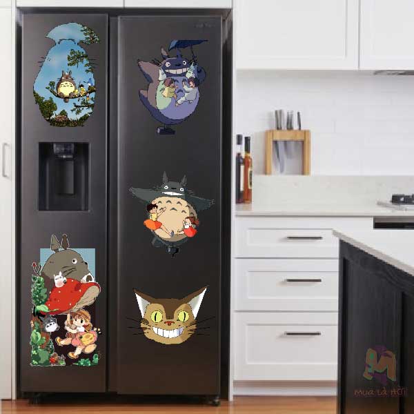 Miếng Dán Stickers chủ đề Totoro