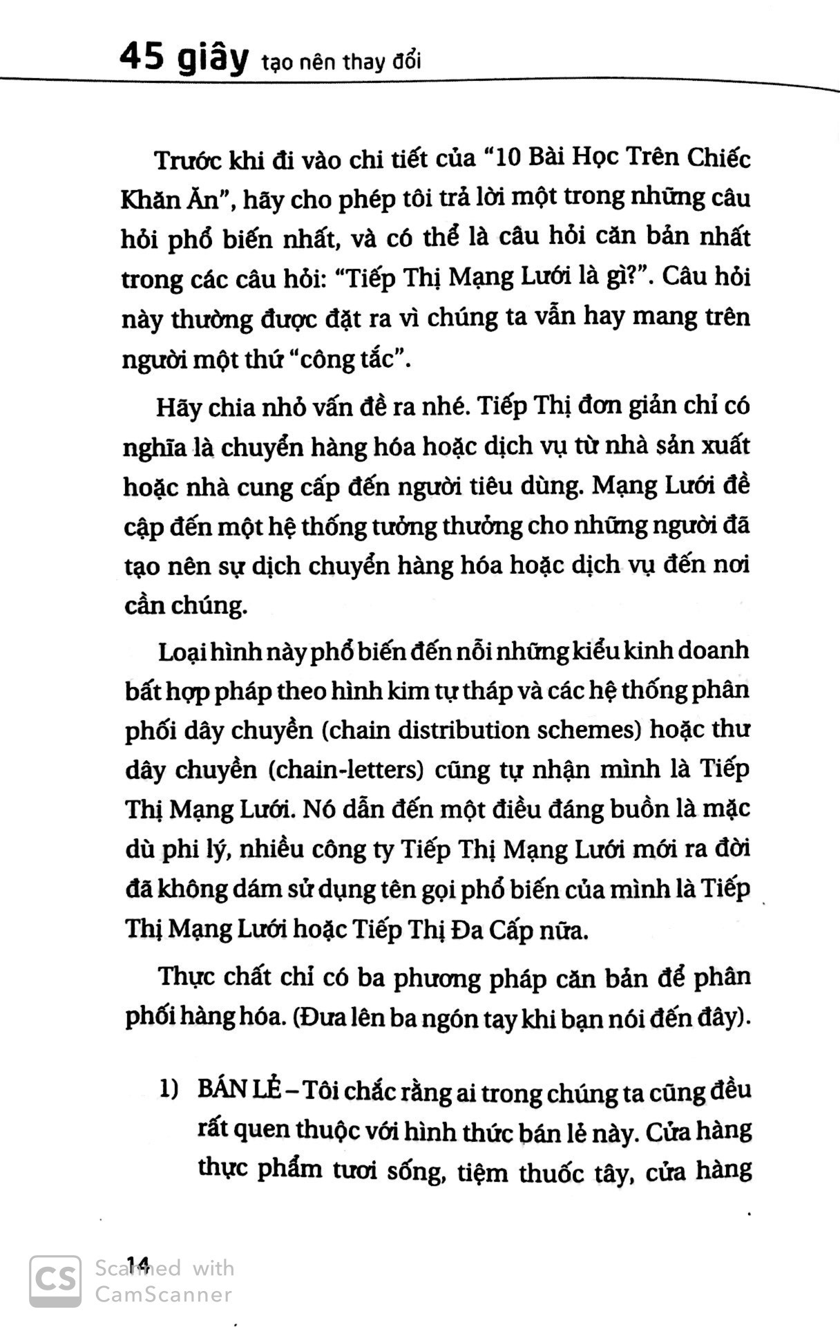 45 Giây Tạo Nên Thay Đổi: Thấu Hiểu Tiếp Thị Mạng Lưới (Tái Bản 2023)