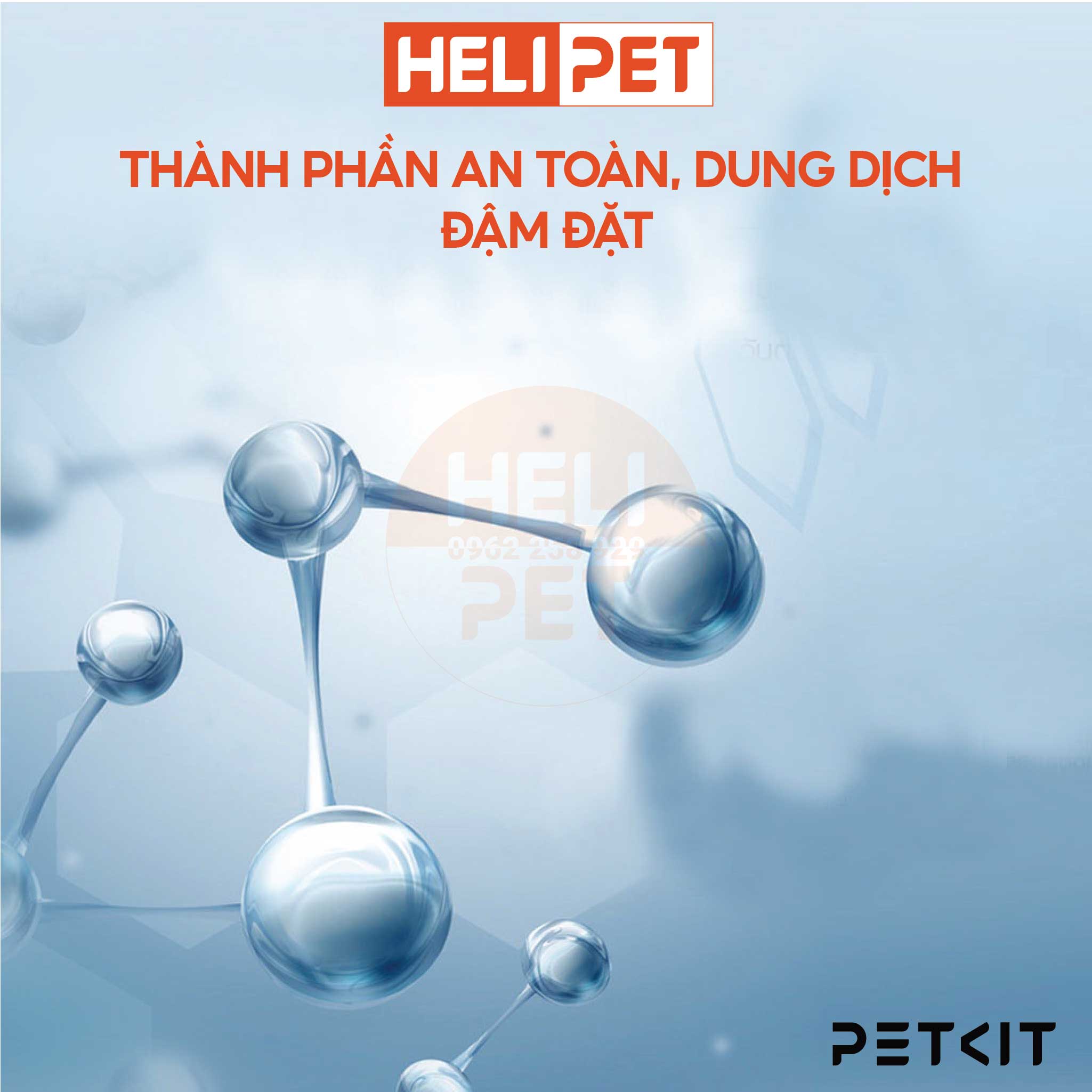 COMBO 2 Chai Dung Dịch Khử Mùi Dùng Cho Máy Vệ Sinh Cho Mèo Petkit Pura Max- HeliPet