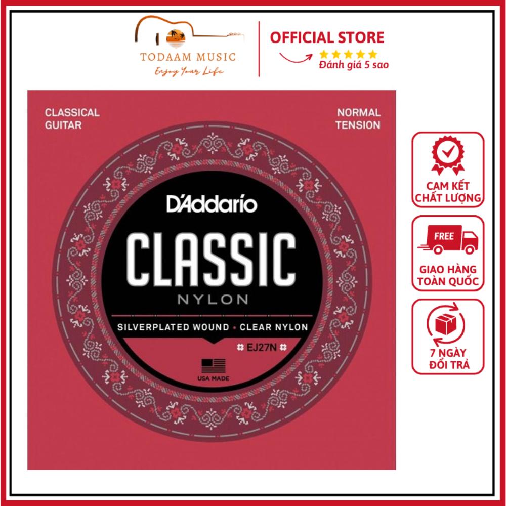 Dây đàn guitar classic D'Addario EJ27N thích hợp sinh viên, du ca đường phố