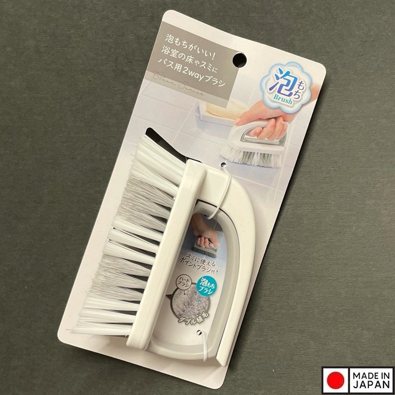 Bàn chải giặt đồ 2 Way Brush - Hàng nội địa Nhật Bản nhập khẩu chính hãng