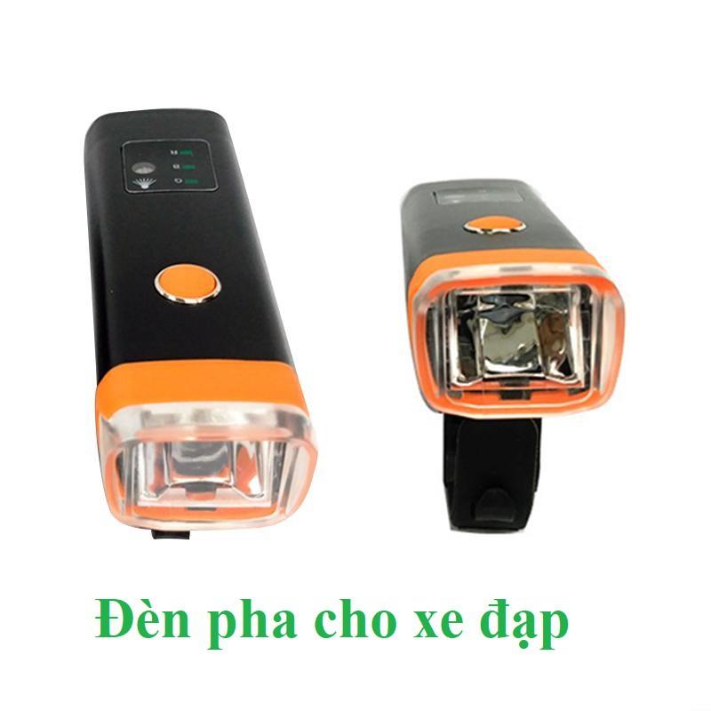 Đèn trước xe đạp siêu sáng HJ-047 sạc cổng USB chống nước